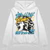 Jordan 11 Retro Gamma Blue (2025) DopeSkill Hoodie Sweatshirt Got It Out The Mud Graphic Streetwear - White