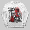 Jordan 3 OG “Black Cement” DopeSkill Long Sleeve T-Shirt Drip'n Never Tripp'n Graphic Streetwear - White