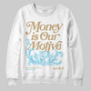 Jordan 11 City Pack “H-Town” DopeSkill Sweatshirt Money Is Our Motive Typo Graphic Streetwear - White