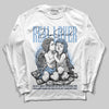 Asics Gel-Cumulus 16 Wash/Independence Blue DopeSkill Long Sleeve T-Shirt Real Lover Graphic Streetwear - White