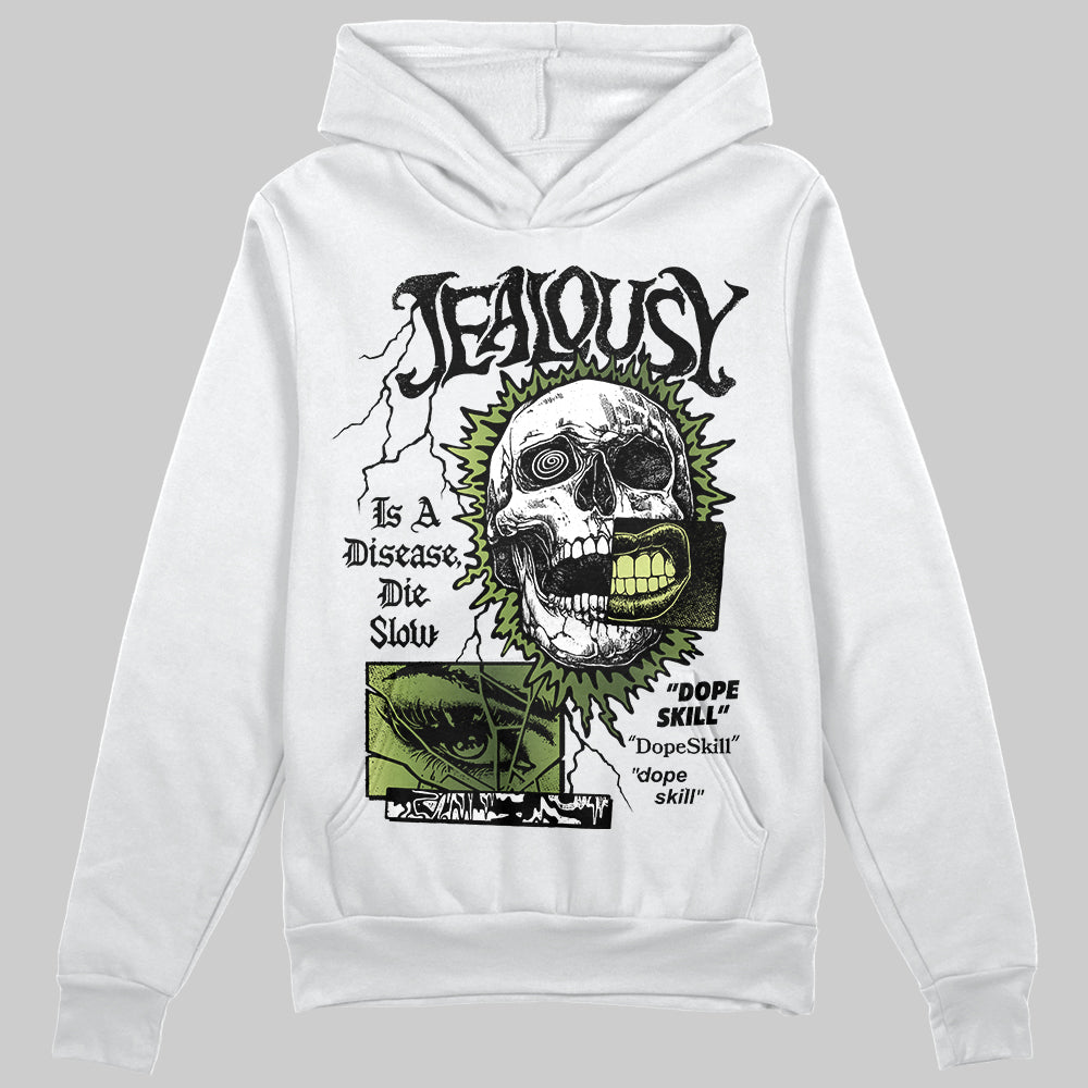 Foamposite Pro 'Pine Green' DopeSkill Hoodie Sweatshirt Jealousy Graphic Streetwear - White