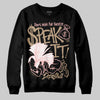 Nike Air Force 1 Low Canvas “Linen” DopeSkill Sweatshirt Speak It Graphic Streetwear - Black