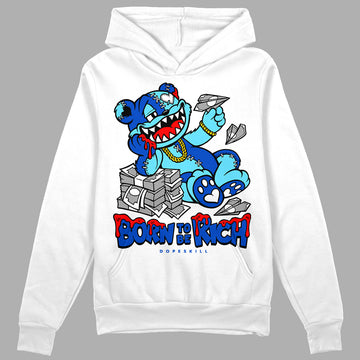 Dunk Low Argon DopeSkill Hoodie Sweatshirt Born To Be Rich Graphic Streetwear - White