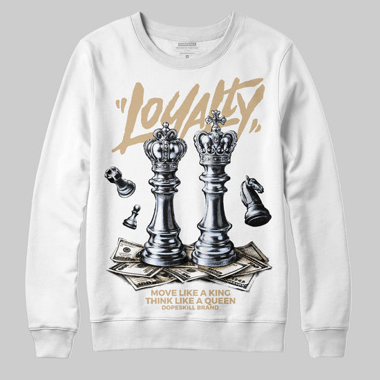TAN Sneakers DopeSkill Sweatshirt Loyalty Graphic Streetwear - White