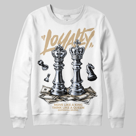 TAN Sneakers DopeSkill Sweatshirt Loyalty Graphic Streetwear - White