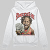 Red Sneakers DopeSkill Hoodie Money Loves Me Graphic Streetwear - White