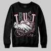 AMIRI White & Pink Stars Court Sneakers DopeSkill Sweatshirt Trust No One Graphic Streetwear - Black