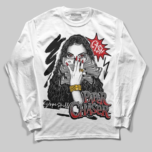 Jordan 3 OG “Black Cement” DopeSkill Long Sleeve T-Shirt NPC Graphic Streetwear - White