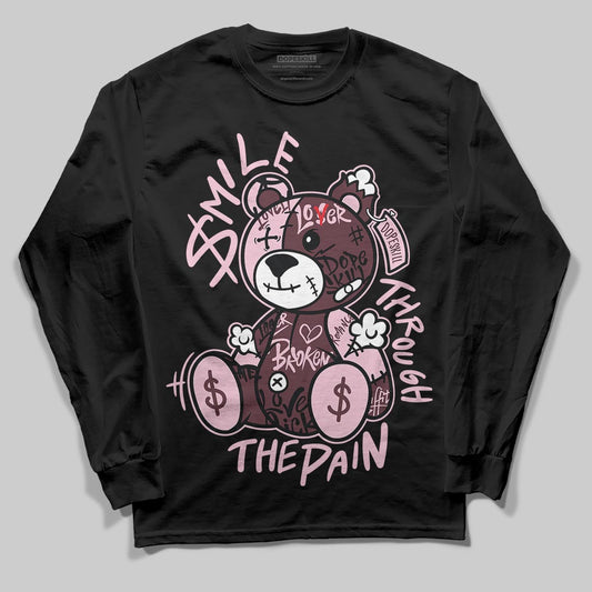 Asics Gel-Cumulus 16 "Port Royal" DopeSkill Long Sleeve T-Shirt Smile Through The Pain Graphic Streetwear - Black