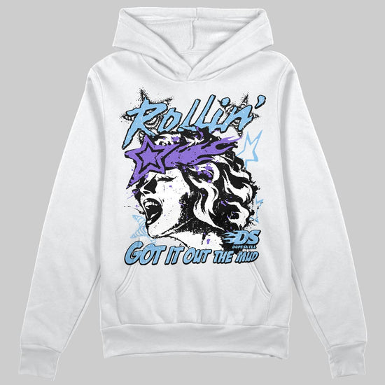 University Blue Sneakers DopeSkill Hoodie Got It Out The Mud Graphic Streetwear - White