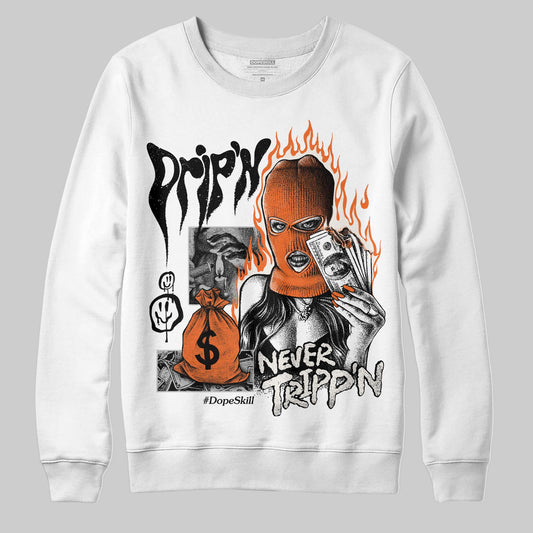 Jordan 1 Retro High OG Shattered Backboard (2025) DopeSkill Sweatshirt Drip'n Never Tripp'n Graphic Streetwear - White