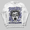 Jordan 4 Retro Lakers DopeSkill Long Sleeve T-Shirt Root of Evil Graphic Streetwear - White 