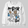 Jordan 10 OG “Steel” DopeSkill Sweatshirt No Risk No Story Graphic Streetwear - White