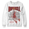 Jordan 13 “Dune Red” DopeSkill Sweatshirt Thunder Dunk Graphic Streetwear - White