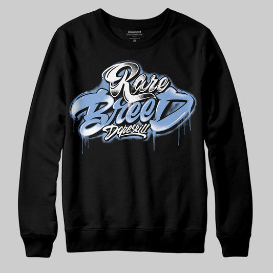 Jordan 4 WMNS 'Forget Me Not' DopeSkill Sweatshirt Rare Breed Type Graphic Streetwear - Black