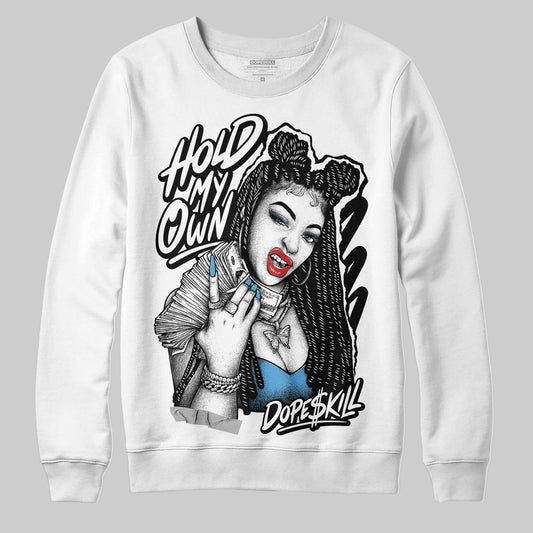Jordan 10 OG “Steel” DopeSkill Sweatshirt New H.M.O Graphic Streetwear - White 