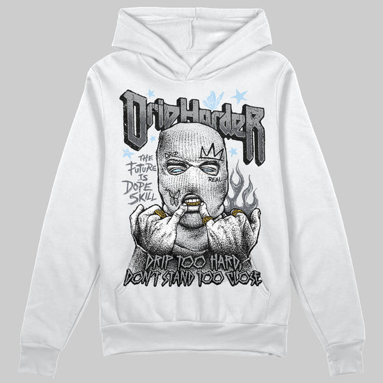 Jordan 5 Retro Wolf Grey (2026) DopeSkill Hoodie Sweatshirt Drip Harder Graphic Streetwear - White