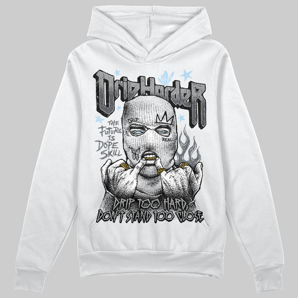 Jordan 5 Retro Wolf Grey (2026) DopeSkill Hoodie Sweatshirt Drip Harder Graphic Streetwear - White