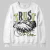 Jordan 4 GS “Light Lemon Twist” DopeSkill Sweatshirt Trust No One Graphic Streetwear - WHite 