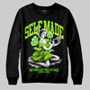Neon Green Sneakers DopeSkill Sweatshirt Self Made Graphic Streetwear - black
