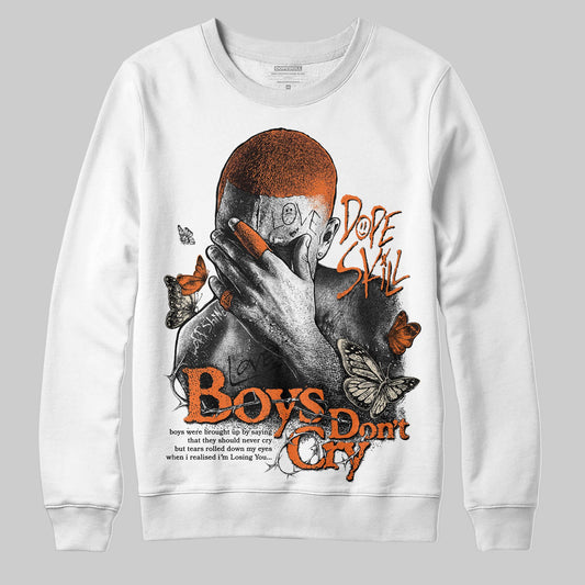 Jordan 3 “Starfish” DopeSkill Sweatshirt Boys Don't Cry Graphic Streetwear - White