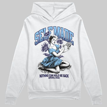 University Blue Sneakers DopeSkill Hoodie Self Made Graphic Streetwear - White