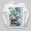 Jordan 4 WMNS 'Forget Me Not' DopeSkill Long Sleeve T-Shirt Side Hustle Graphic Streetwear - White