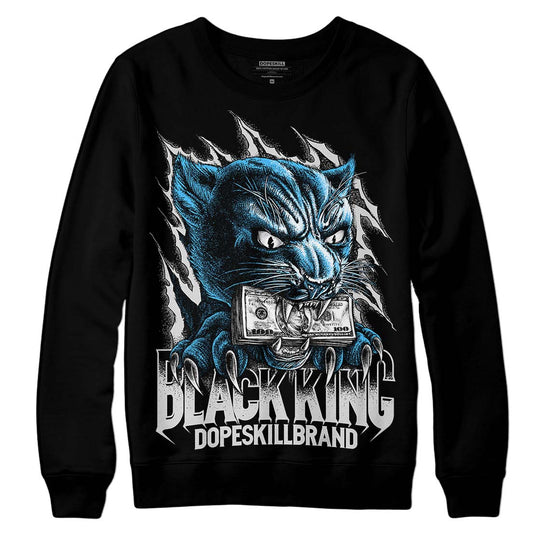 Dunk Low ‘Pure Platinum’ DopeSkill Sweatshirt Black King Graphic Streetwear - Black