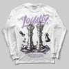 Jordan 10 WMNS “Hydrangeas” DopeSkill Long Sleeve T-Shirt Loyalty Graphic Streetwear - White 