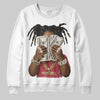 Jordan 4 “Sierra Red" DopeSkill Sweatshirt Rich Youth Graphic Streetwear - White