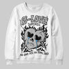 Jordan 10 OG “Steel” DopeSkill Sweatshirt Crying Heart Graphic Streetwear - White