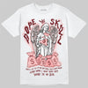 Jordan 3 Retro Valentine's Day Treat Yourself (2025) DopeSkill T-Shirt Angels Graphic Streetwear - White 