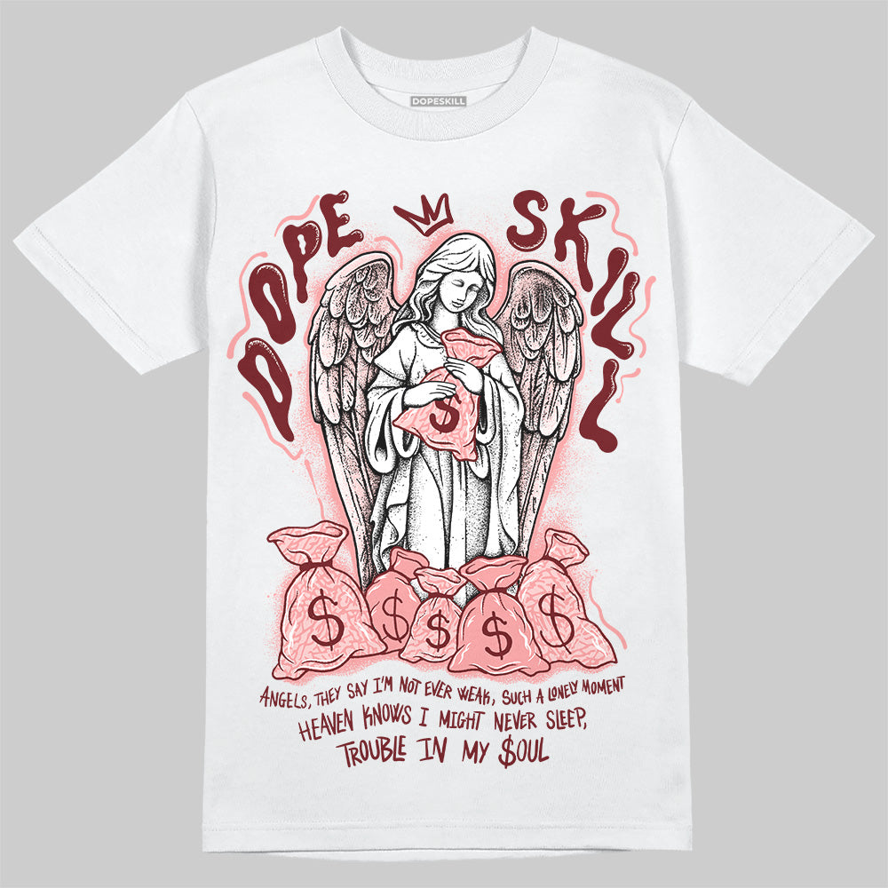 Jordan 3 Retro Valentine's Day Treat Yourself (2025) DopeSkill T-Shirt Angels Graphic Streetwear - White 