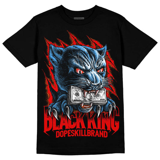 Jordan 11 Retro Cherry DopeSkill T-Shirt Black King Graphic Streetwear - Black
