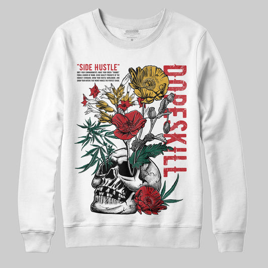 Jordan 3 Mexico 'El Vuelo' DopeSkill Sweatshirt Side Hustle Graphic Streetwear - White