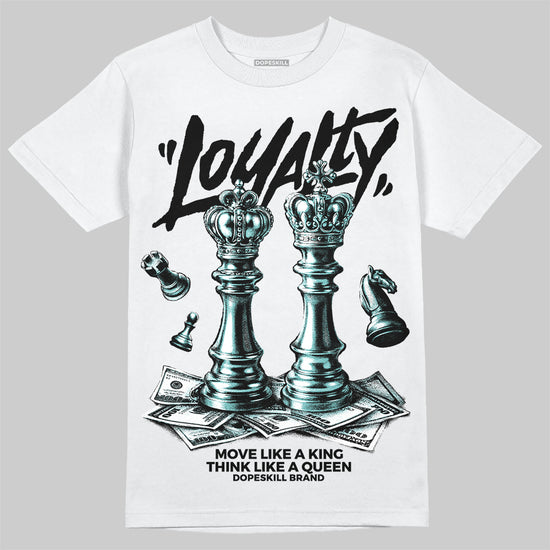 Black and White Sneakers DopeSkill T-Shirt Loyalty Graphic Streetwear - White