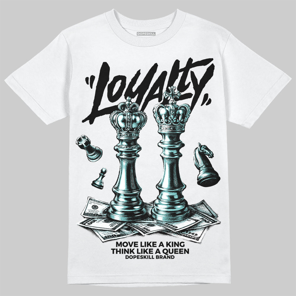 Black and White Sneakers DopeSkill T-Shirt Loyalty Graphic Streetwear - White