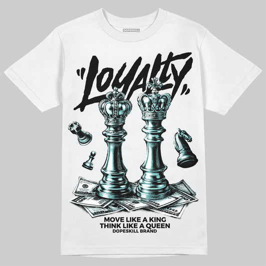 Black and White Sneakers DopeSkill T-Shirt Loyalty Graphic Streetwear - White