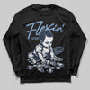 Asics Gel-Cumulus 16 Wash/Independence Blue DopeSkill Long Sleeve T-Shirt Flexin' Graphic Streetwear - Black