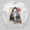 Jordan 17 Retro Low SP Infinite Archives DopeSkill Long Sleeve T-Shirt NPC Graphic Streetwear - White