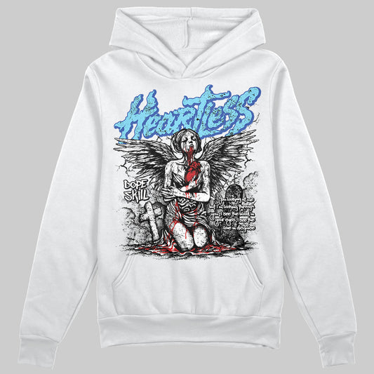 Dunk Low Argon DopeSkill Hoodie Sweatshirt Heartless Graphic Streetwear - White 