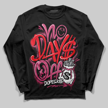 Diesel Pink S - Serendipity Pro-X1 Trainers DopeSkill Long Sleeve T-Shirt No Days Off Graphic Streetwear - Black