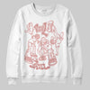 Jordan 40 “Dusty Rose” DopeSkill Sweatshirt Real Y2K Players Graphic Streetwear - White