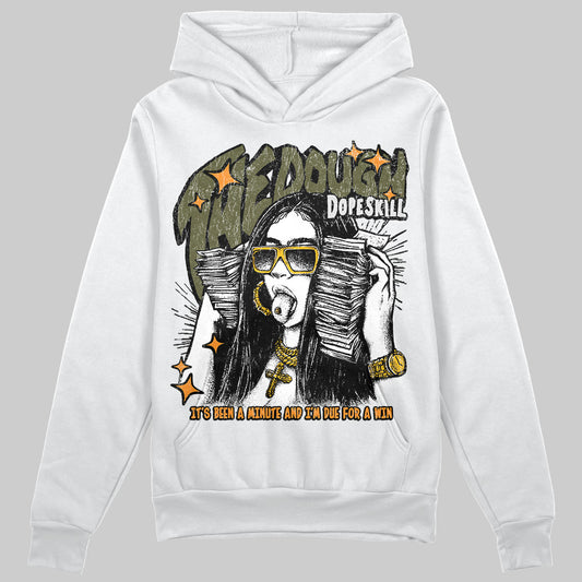 Olive Sneakers DopeSkill Hoodie Sweatshirt The Dough Graphic Streetwear - WHite