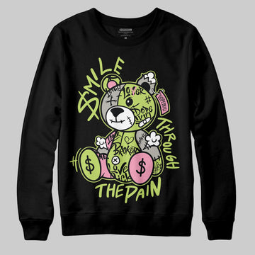 Chase B x Travis Scott x Jordan Jumpman Jack DopeSkill Sweatshirt Smile Through The Pain Graphic Streetwear - Black