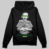 Green Sneakers DopeSkill Hoodie Scared Money Don't Make No Money Graphic Streetwear - Black