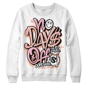 Jordan 11 Low “Legend Pink” DopeSkill Sweatshirt No Days Off Graphic Streetwear - White