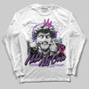 PURPLE Sneakers DopeSkill Long Sleeve T-Shirt New Hold My Own Graphic Streetwear - White 