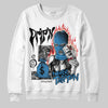 Jordan 3 Retro OG Rare Air DopeSkill Sweatshirt Drip'n Never Tripp'n Graphic Streetwear - White