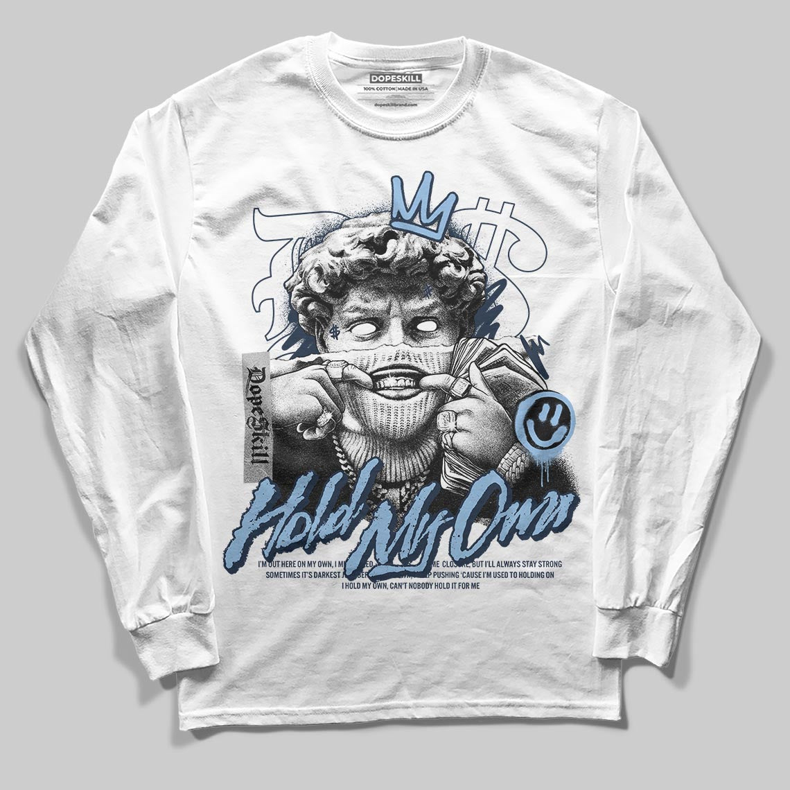 Asics Gel-Cumulus 16 Wash/Independence Blue DopeSkill Long Sleeve T-Shirt In My Way Graphic Streetwear - White 